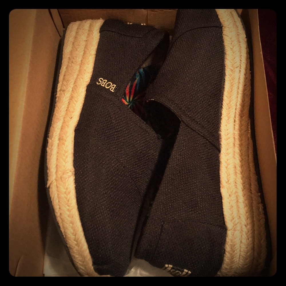 Canvas Bobs memory foam shoes